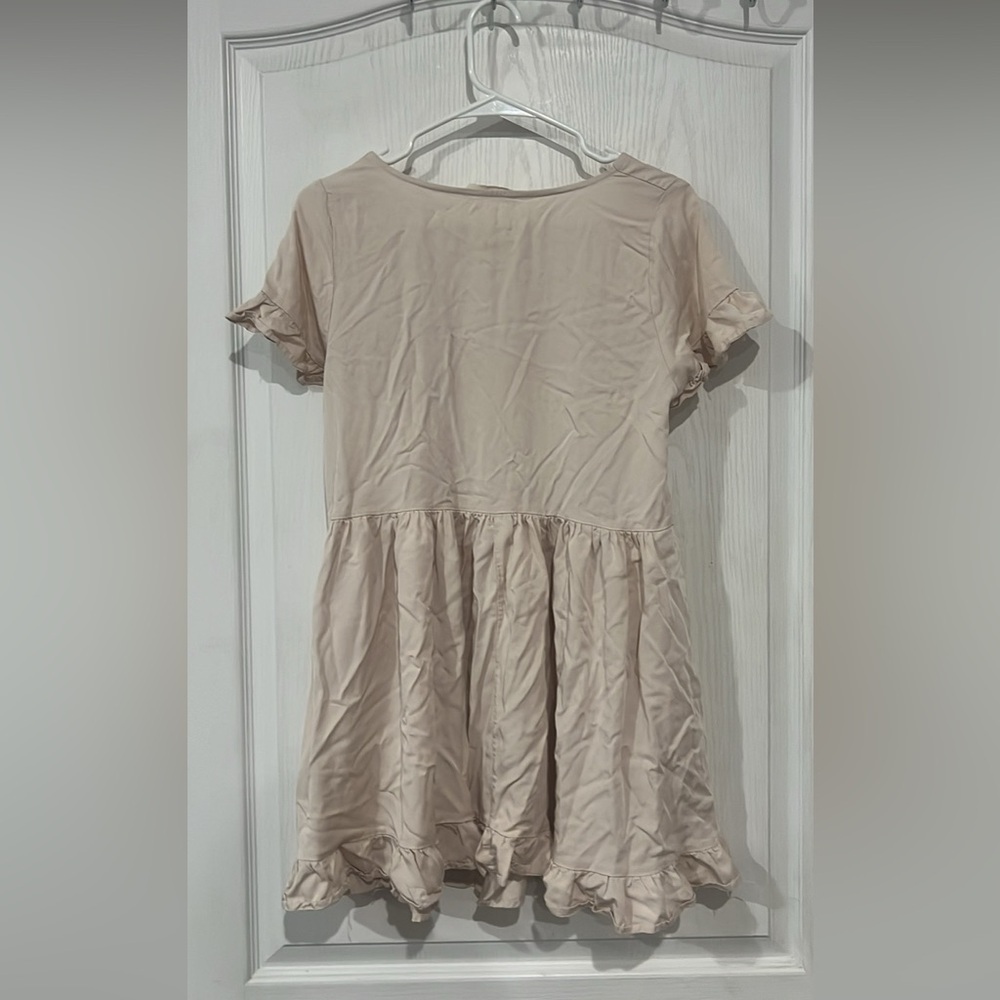 Anthropologie Cream Ladies Dress - Picture 8 of 8